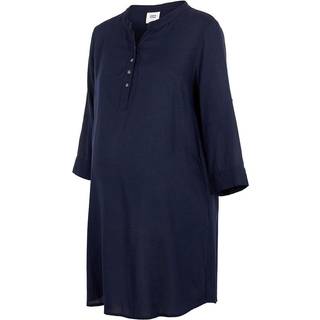 Mamalicious 3/4 ærmet vente-tunika, navy viskose, MLMercy