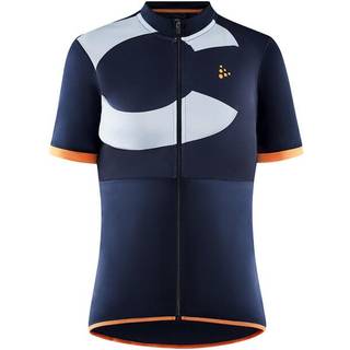 Craft Endur Logo Jersey Til Kvinder Blå/Orange - Størrelse Large