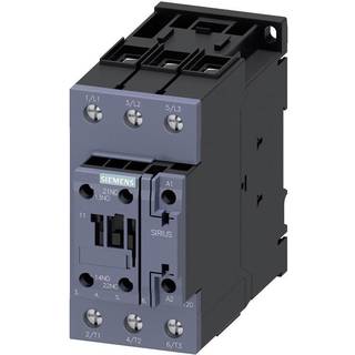 Siemens Kontaktor, ac3:30kw/400v, 1no+1nc, 20-33v ac/dc, 3p
