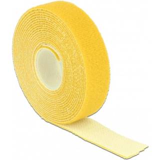 Delock Burrebånd - 20 mm - Gul - 5 m