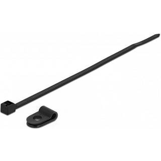 Delock - Kabelbinder med klemme - 150 x 2.5 mm - Sort - 10 stk