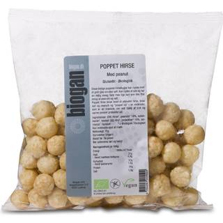 Biogan Poppet Hirsekugler M. Peanut Ø (75 g)