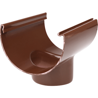 Plastmo plast tudstykke nr. 12 - 90 mm i brun