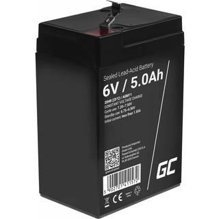 Green Cell AGM Batteri 6V 5Ah