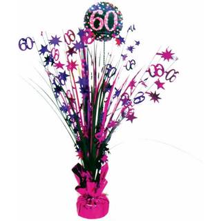 Bordpynt 60 år Pink Sparkling