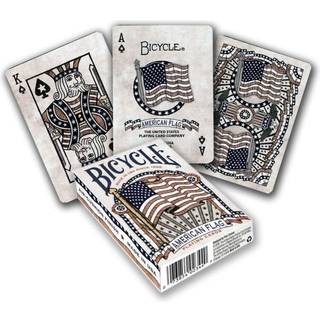 Bicycle American Flag Poker Size Standard Index Playing Cards - 1036202 10 ?r gammel og op