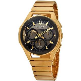Bulova 97A143 Curv Sort/Læder Ø44 mm