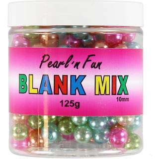 Pearl'n'fun blanke runde perler, 10mm, 125g