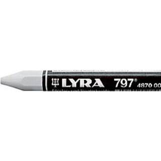 Lyra oliekridt (797) m/papir 12 stk - Hvid