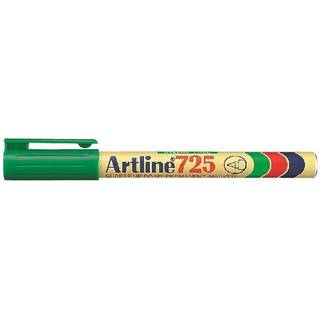 Artline EK725 marker permanent 0,4mm spids grøn