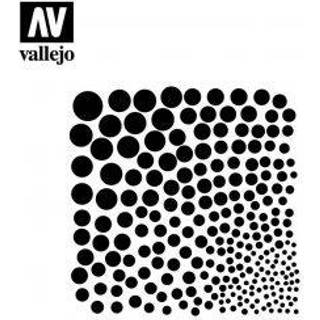 Vallejo, Stencil Circle Textures [Levering: 1-2 dage]
