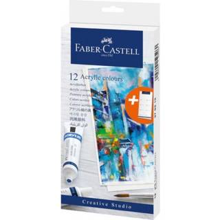 Faber-Castell Acrylfarver Startersæt 12 stk - Flerfarvet