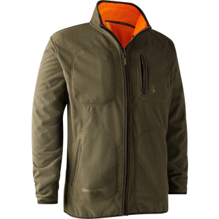 Deerhunter - Gamekeeper Bonded Fleecejakke Vendbar Orange Herre 2XL Ribejagtogfikseri.dk