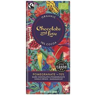 Chocolate and Love Chokolate Pomegranate 70% Ø - 80 g