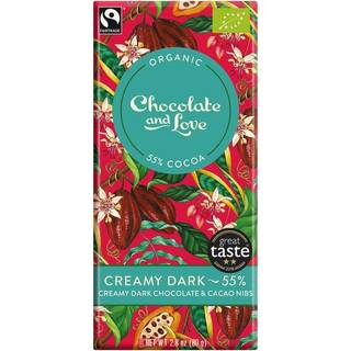 Chocolate and Love Chokolade Creamy Dark 55% Ø (80g)
