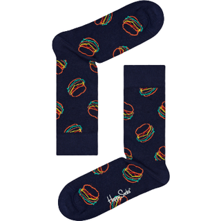Happy Socks Lunch Time Sock - Blue Pattern - Str 36/40