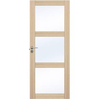 Massiv Swedoor, Unique GW03L, Hvidpigmenteret eg, Advance-line, 82,5 X 194 - M9X20