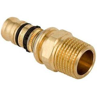 GEBERIT Mepla adapter 32 mm - 1'' nippel rødgods