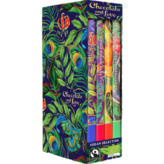 Library Box Vegan Chokolade Økologisk fra Chocolate & Love - 320 g