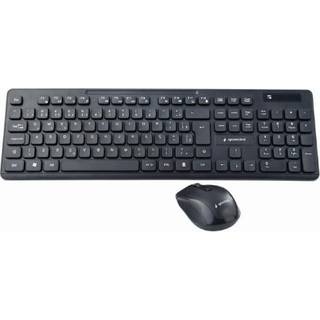Gembird - keyboard and mouse set - QWERTY - US - black - Tastatur & Mus sæt - Amerikansk engelsk - Sort