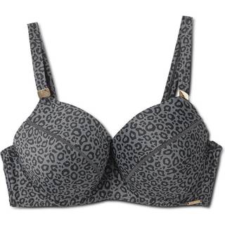 Panos Emporio Panthera Calypso Bikini Bra - Black/Grey - F 42