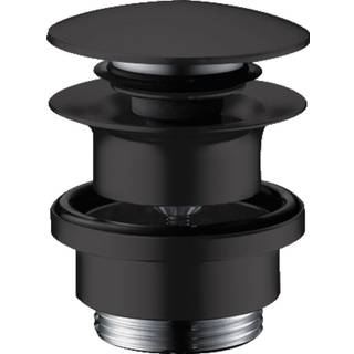 Hansgrohe 50100670 Bundventil til håndvask, push-open, 1 1/4" Mat sort