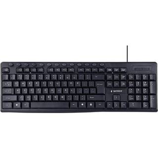 Gembird KB-UM-107 - keyboard - US - black - Tastatur - Amerikansk engelsk - Sort