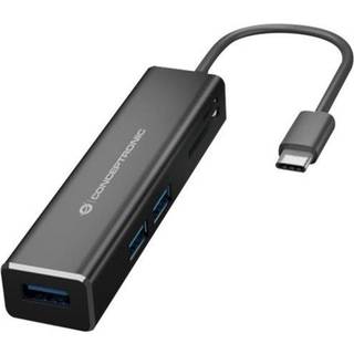 Conceptronics Conceptronic DONN08B - hub - 3 ports USB hub - 3 ports - Sort