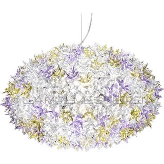 Kartell Bloom S1 G9 LED-hængelampe, lavendel