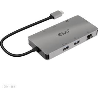CLUB 3D USB 3.2 Gen1 Type-C 8-in-1 hub