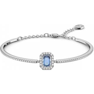 Millenia Armreif, Oktagon-Schliff, Pavé, Blau, Rhodiniert