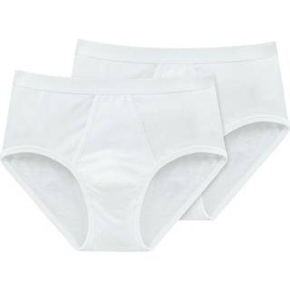 Schiesser 2-pak Original Classics Fine Rib Sport Briefs - White - Small * Kampagne *
