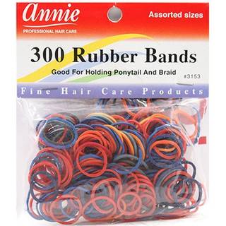 Annie Mixed Hårelastikker 300 stk