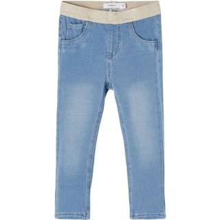 NAME IT Sweat Denim Leggings Salli Light Blue