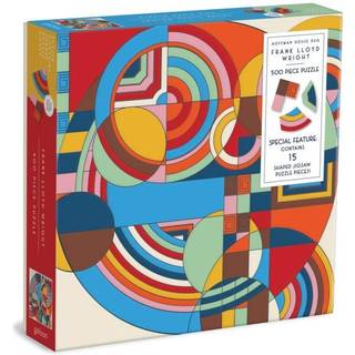 Frank Lloyd Wright Hoffman House Rug 500 Piece Puzzle with Shaped Pieces