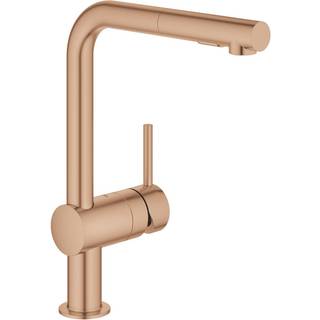 Grohe Minta blandingsbatteri med L-tud og udtræk (warm sunset)