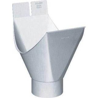 Rheinzink Eksp.tudstykke 333/76mm 1/2-rund. Form G. prePatina walzblank - Tages ikke retur -