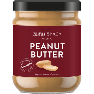 Guru Snack Peanutbutter Smooth Økologisk - 500 g