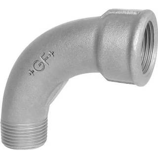 GF  bøjning sort mf/np 90gr 1 1/2