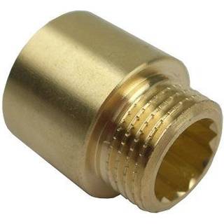 Haneforlænger 3/4''-15mm poleret messing