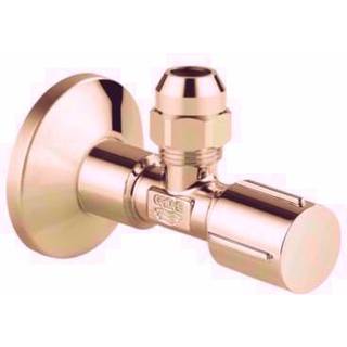 Grohe stopventil 1/2" i poleret messing