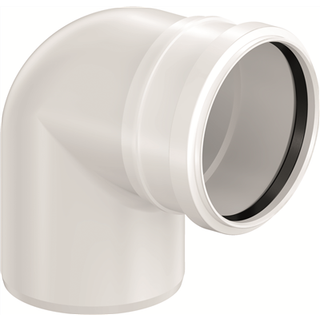 Uponor Decibel bøjning 110 mm 88,5° med 1 muffe