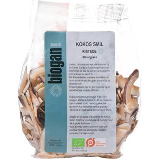 Kokos smil, ristede - økologisk