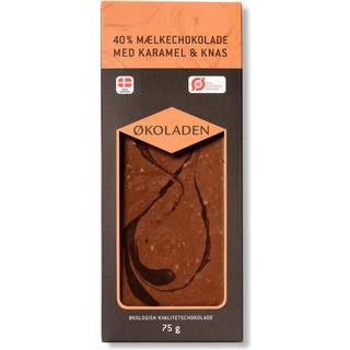 Økoladen Chokolade mælk karamel/knas Ø 40% (75 g)