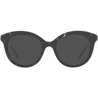 Prada PR 02YS 03Y5S0 51 Solbriller Kvinder Black - Black Marble - 51mm