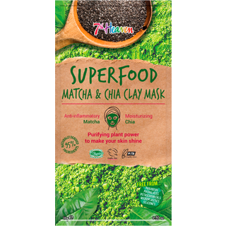7th Heaven Superfood Matcha & Chia Clay Mask - 10 g