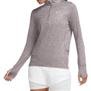 Nike Element Half Zip Strik - Reflekterende Trøje til Dame, Str. L med Lommer - Perfekt til Løb