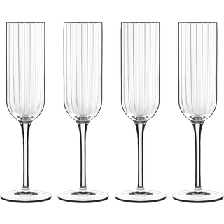Bach Champagneglas 4 stk. fra Luigi Bormioli - Klar farve - son.hyx® krystalinglas