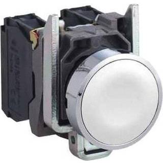 Tryk Hvid Plan Komplet 1Xno Schneider Electric