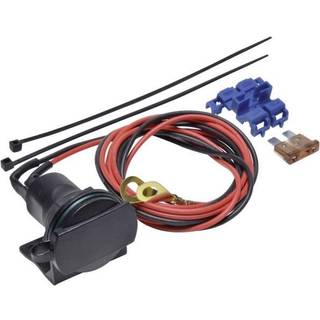 BAAS Za01 - 12V Euro-Strømudtag Med 130 cm ledningsbundt